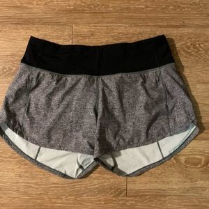 Lululemon 4” high rise speed up short